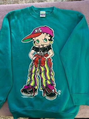 Betty Boop Graphic Woman Medium Sweatshirt